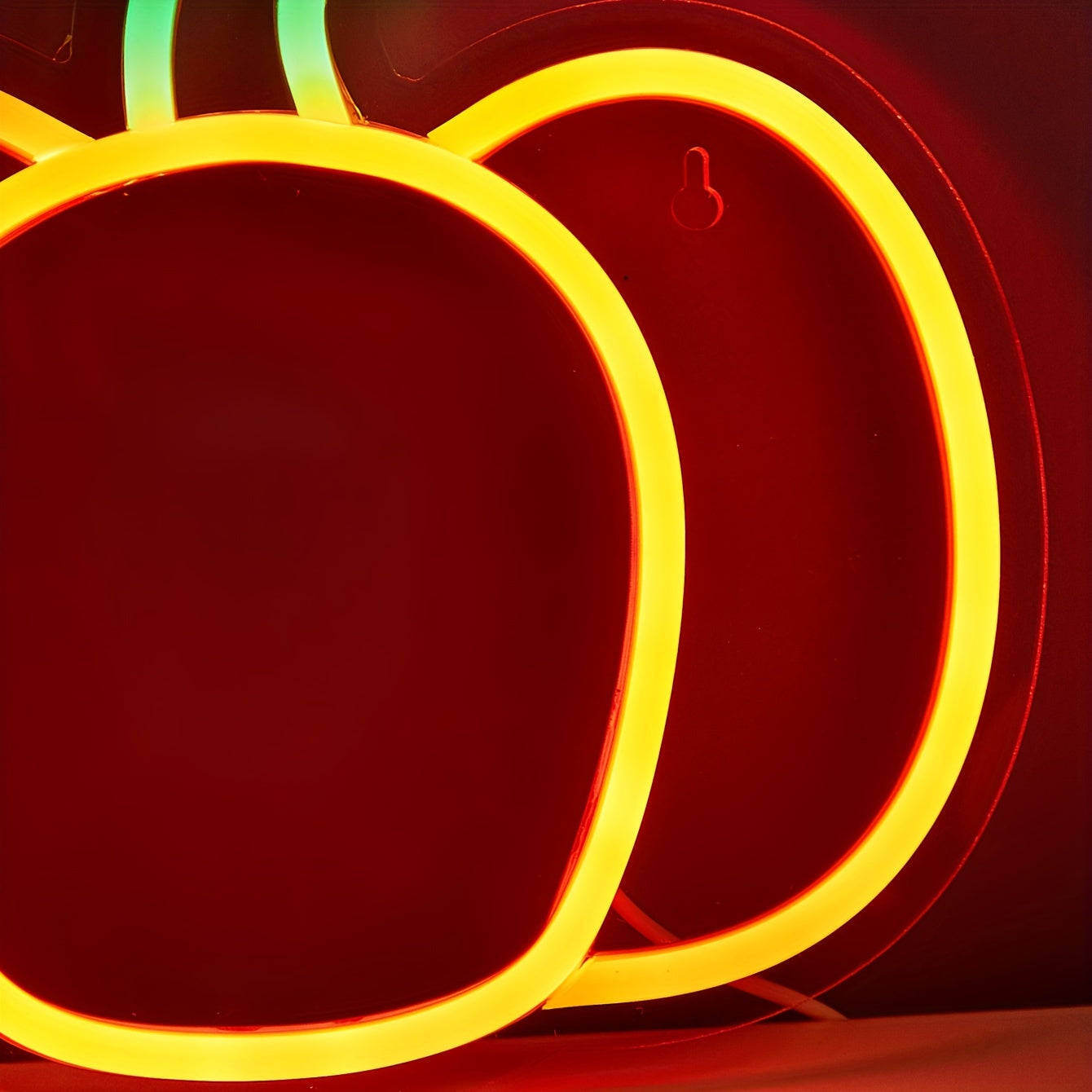 1pc LED Back Plate Neon Sign, Halloween Sign Pumpkin 5V USB Powered With On-line Switch