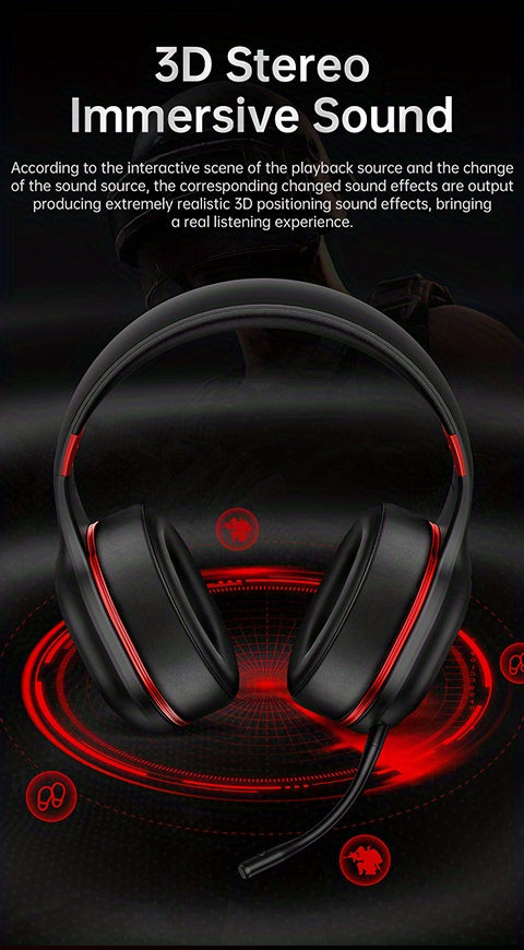 UG-05 2.4GHz Wireless Gaming Headset | Compatible with PS4/PS5/PC | Ultra-Low Latency Technology + Immersive Vibration Feedback | 30H Battery Life Over-Ear Design | Detachable Microphone + High-Speed Wireless Adapter | Dynami