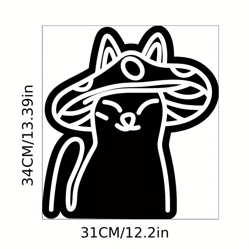 1pc Mushroom Cat Neon Sign, Led Wall Decor Cat Bedroom Decor, Cat Lover Gift Party Game Room Decor, Wedding Bedroom Wall Decor, Party Christmas Birthday Art Gift Light