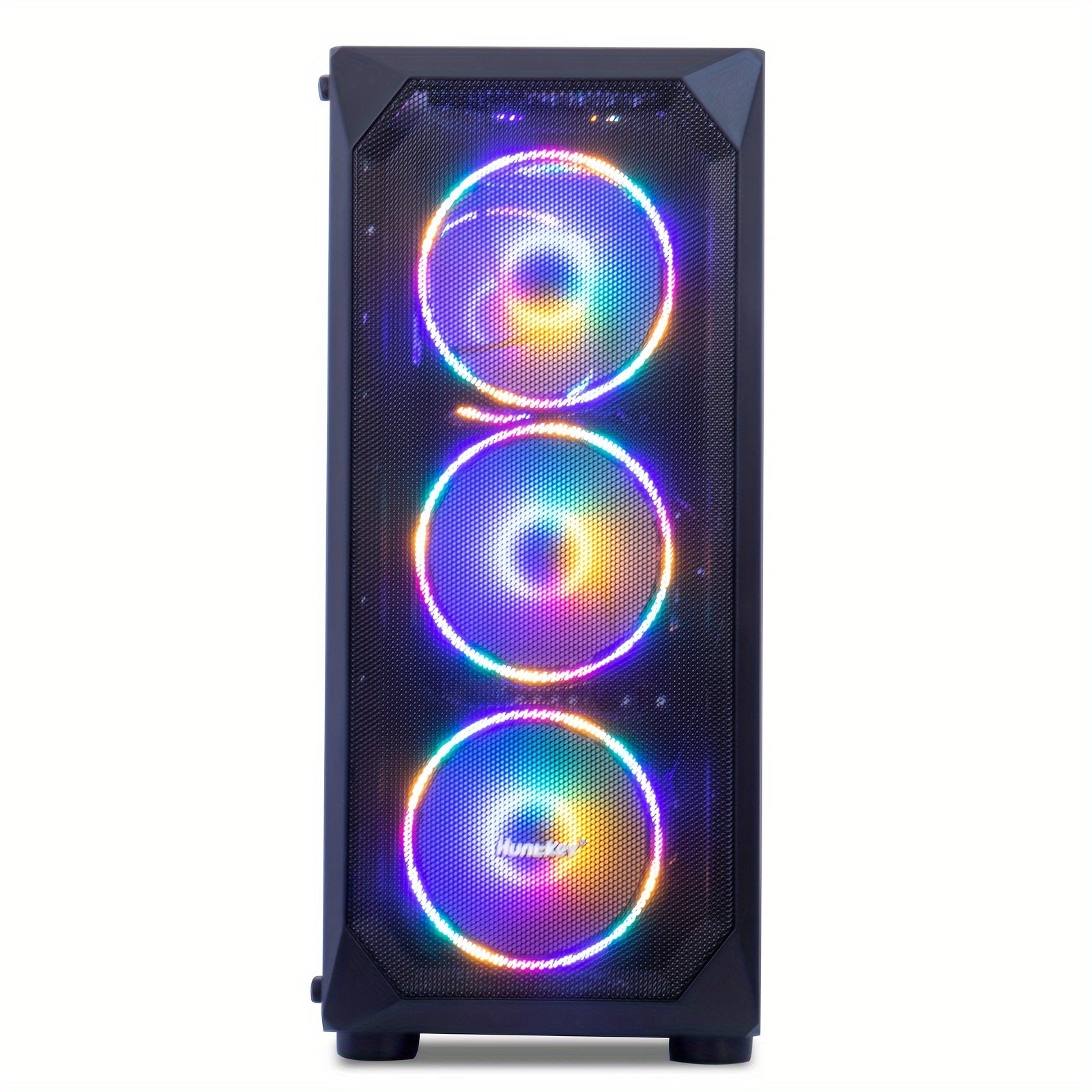 MXZ Gaming PC Computer R5 3600, 16G DDR4, NVME 500G, A320, 6RGB Fans, Gamer Desktop Computer Optional RTX 4060/RX6750GRE/RTX 2060