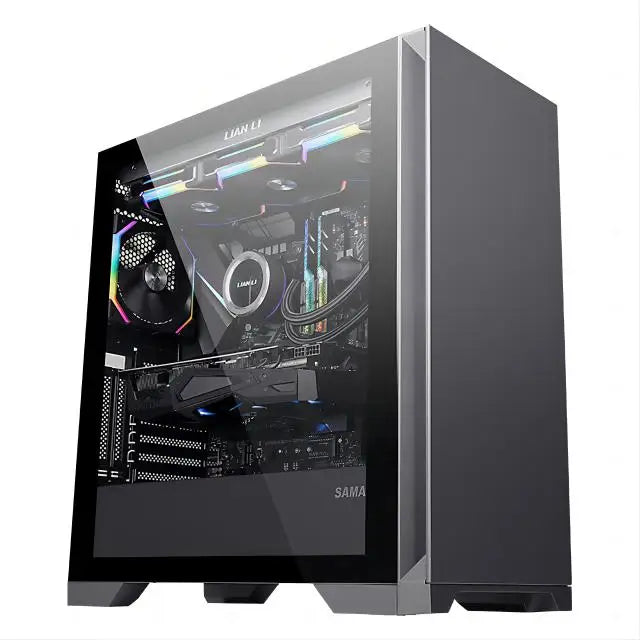 Gaming PC Desktop,Radeon RX 580 8G GDDR5, 10th Gen G5905 3.5G, 16G RAM, 512G SSD, WiFi, BT 5.0, RGB Fan x 4, RGB Mouse Pad