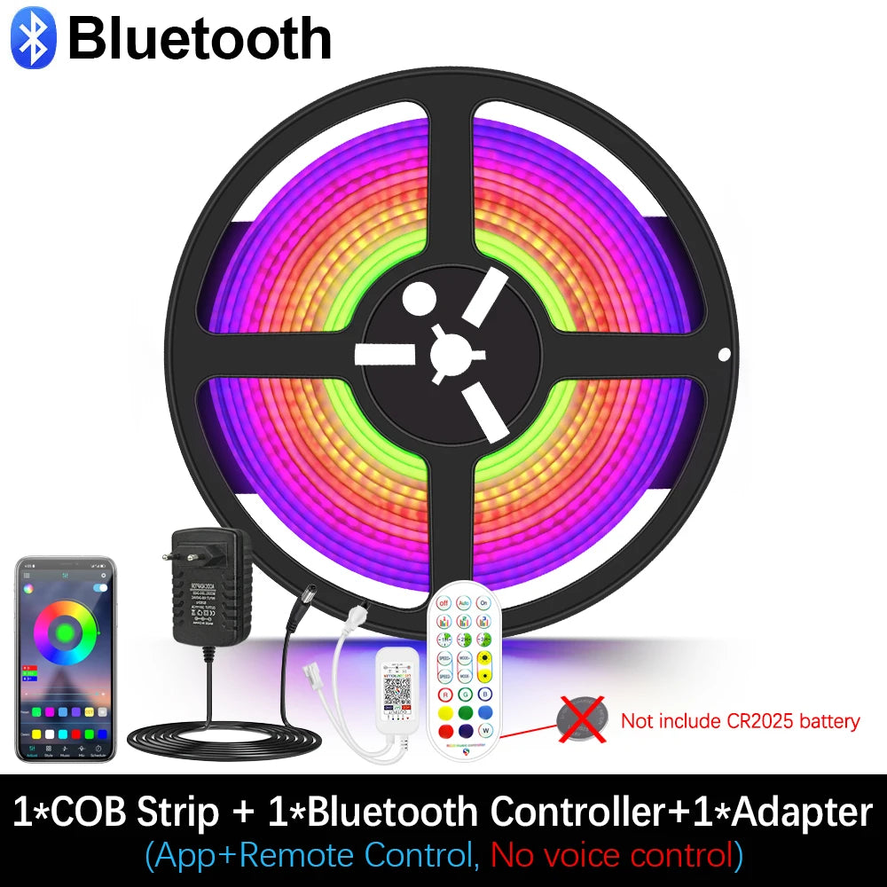 720LEDs/m DC 24V RGBIC COB LED Strip Lights Addressable 1M 2M 3M 4M 5M Full Colors RGB Chasing Led Tape Flexible Led Tape Lamp