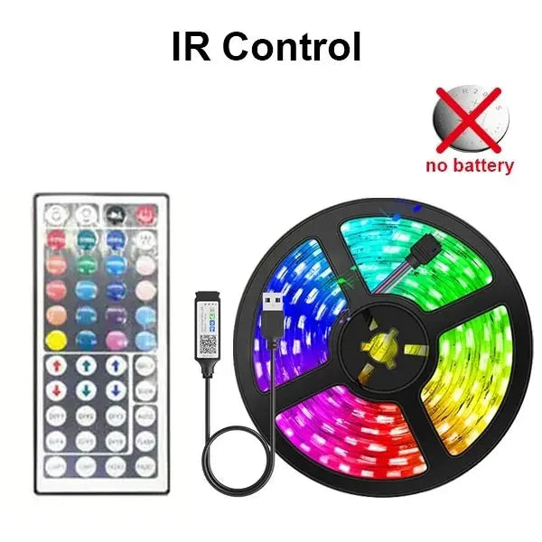 Led Lights For Bedroom Bluetooth Wifi App Remote Control Rgb Led Light Strip 5050 Rgb Usb 5V Led Tape Tv Backlight Room Lighting