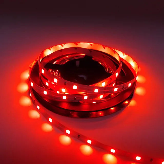 Led Strip Light 5M 300Leds SMD2835 12V White Warm Red Green Blue RGB Luces Led Light Waterproof Flexible Lamp Tape for Room Deco