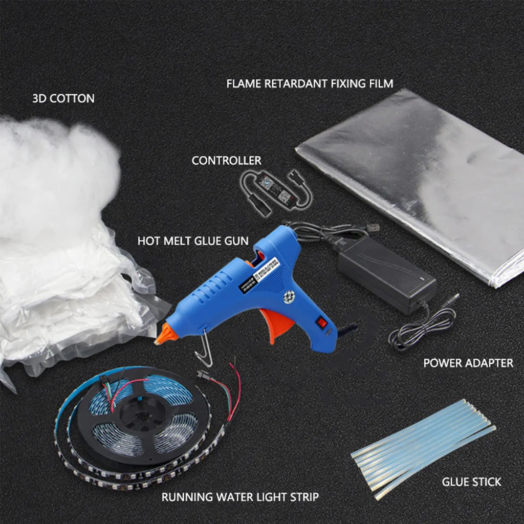 RGB Thunder Cloud Lamp Led , DIY Creative Cloud Lights Strip， Gaming Room Wall Light Bar Atmosphere Party Festival Decor Lights