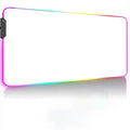 White And Black LED Mousepad RGB Gaming Mouse Pad Game Accessorie Backlit Desk Mat Computer Keyboard Mice Mat XXL Large Mausepad