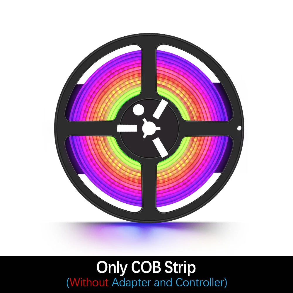 720LEDs/m DC 24V RGBIC COB LED Strip Lights Addressable 1M 2M 3M 4M 5M Full Colors RGB Chasing Led Tape Flexible Led Tape Lamp
