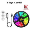 Led Lights For Bedroom Bluetooth Wifi App Remote Control Rgb Led Light Strip 5050 Rgb Usb 5V Led Tape Tv Backlight Room Lighting