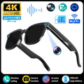 2026 New Smart Glasses 8MP HD Camera AI Voice Photo Video Recording Translation Long Battery Life Music Waterproof Smart Glasses