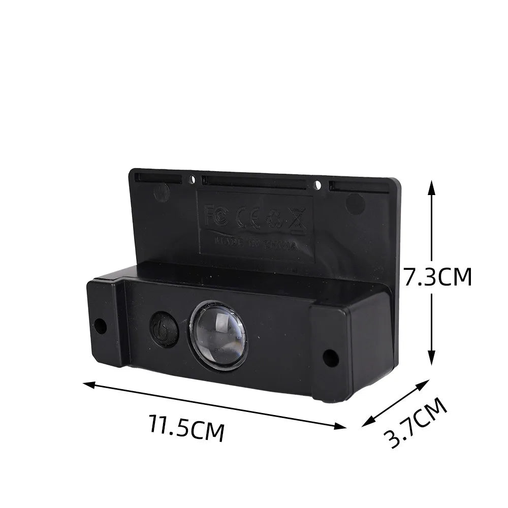 1/4pc Solar Fence Light 12 modes RGB Color Glow LED Solar Lights Outdoor Waterproof Solar Lights for Patio Backyard Deck Railing