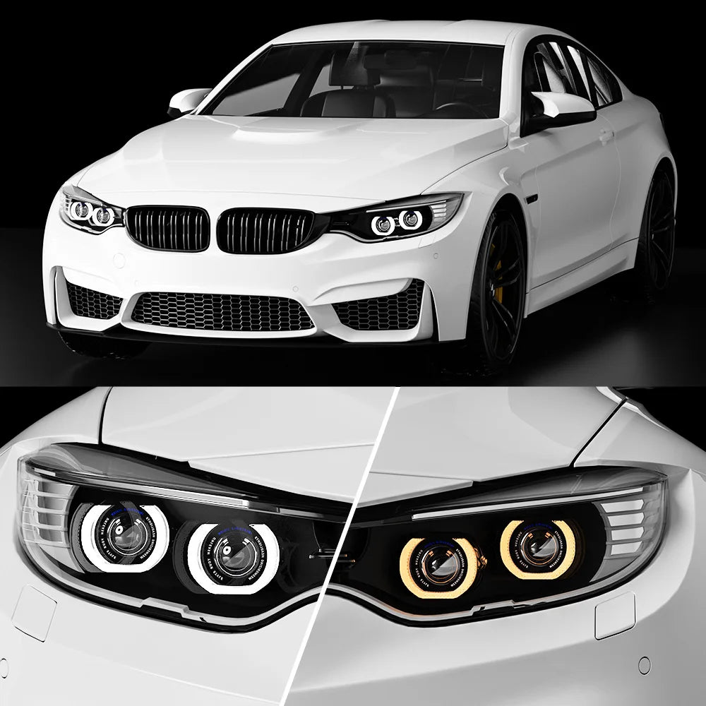 2PCS 2.5/3inch 5D Crystal Angel Eyes Mask LED Halo Rings for Bi Xenon LED Projector Lenses Headlight DRL Car Light Accessories