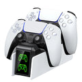 Charging Station for PS5 Controller Charger with RGB Light Dual Stand Charger Dock PS5 Controller Charging Base for PlayStation5
