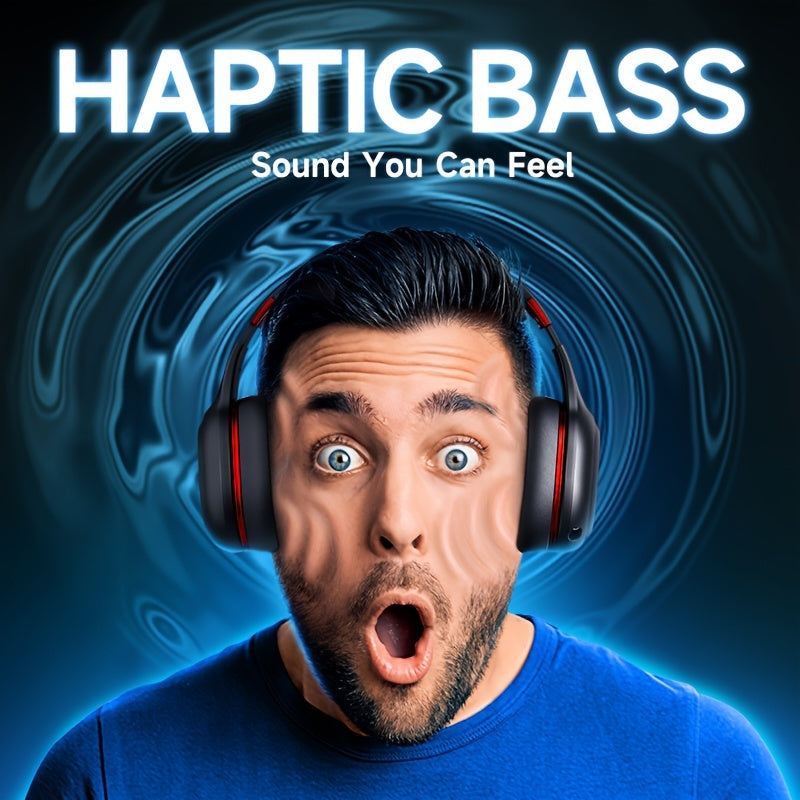 UG-05 2.4GHz Wireless Gaming Headset | Compatible with PS4/PS5/PC | Ultra-Low Latency Technology + Immersive Vibration Feedback | 30H Battery Life Over-Ear Design | Detachable Microphone + High-Speed Wireless Adapter | Dynami