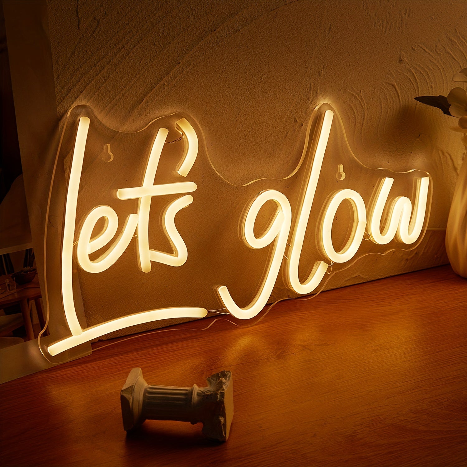 1pc Romantic Pink LED Neon Letter Sign - USB Operated Wall Decor for Bedrooms & Events - Vibrant Accent Lighting, Customizable Design, Perfect for Holidays, Parties, & Weddings